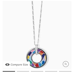 NWT silver Brighton Colormix reversible necklace